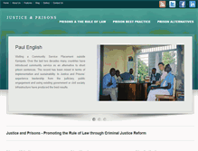 Tablet Screenshot of justiceandprisons.org